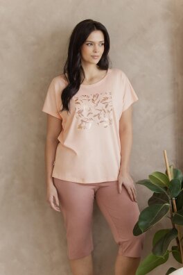 Piżama Taro 3571 Valentina kr/r 4XL-6XL W26