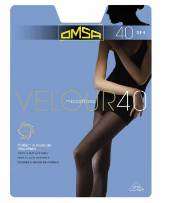 Rajstopy Omsa Velour 40 den 2-4