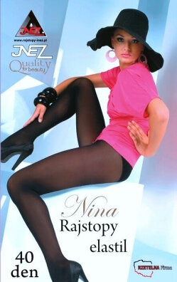 Rajstopy Inez Nina 40 den 5-XXL