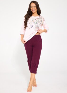 Piżama Cornette 1105/497 Floris 2 3/4 S-2XL