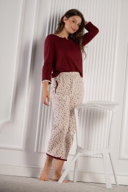 Piżama Mademoiselle Sommeil CC0140 Wildflower 3/4 S-XL