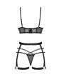 Komplet Obsessive Blomentis 3-Pcs XS-2XL (5)